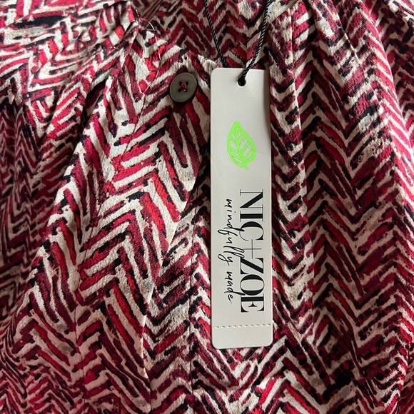 New - NIC+ZOE Herringbone Stamp Loren Dress - Picture 6 of 7